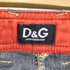 ディーアンドジードルチェアンドガッバーナ D&G DOLCE&GABBANA デニム ミニタイトスカート Y2K レディース US:24